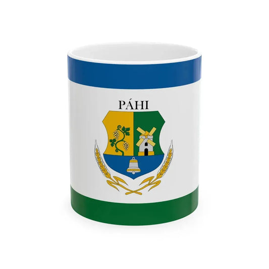 Flag of Pahi (Hungary) White Coffee Mug 11oz - Go Mug Yourself