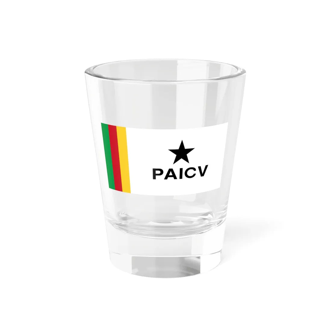 Flag of PAICV (Cape Verde) Shot Glass 1.5oz 1.5oz - Go Mug Yourself