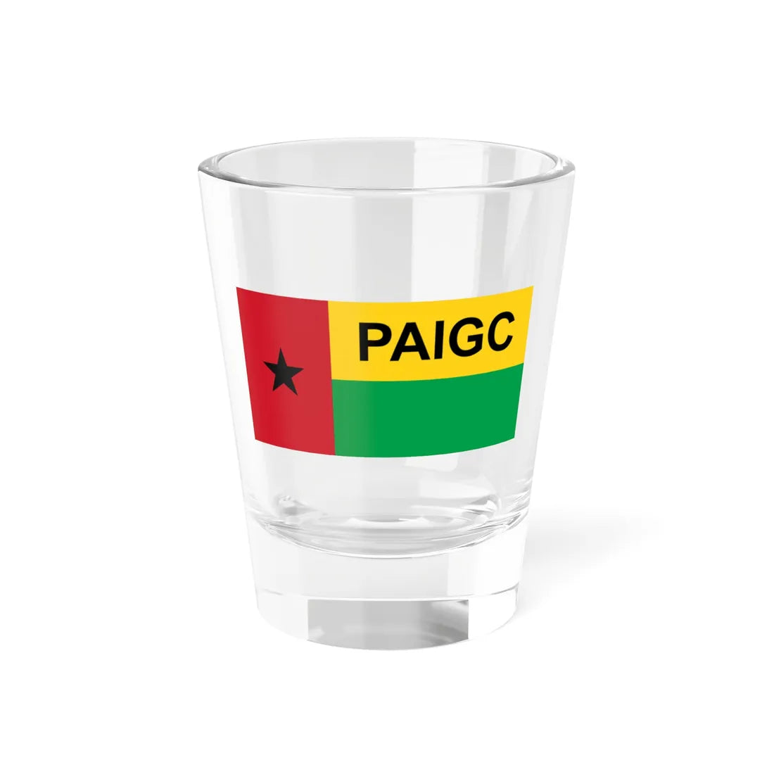 Flag of PAIGC variant (Guinea) Shot Glass 1.5oz 1.5oz - Go Mug Yourself