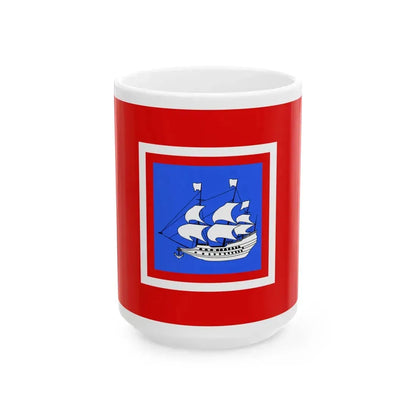Flag of Paimpol (Belgium) White Coffee Mug 15oz - Go Mug Yourself