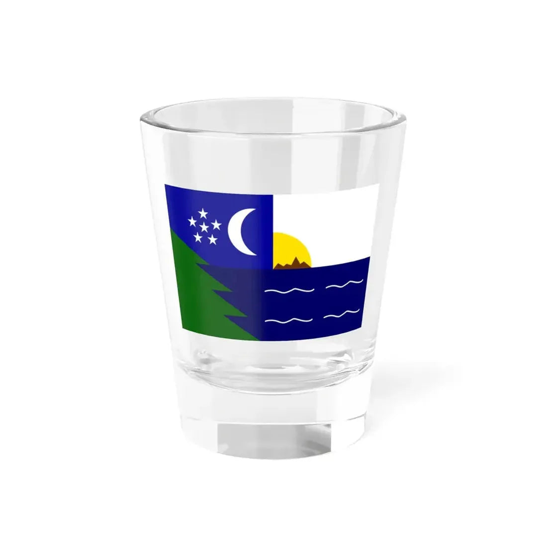 Flag of Paita (Peru) Shot Glass 1.5oz 1.5oz - Go Mug Yourself