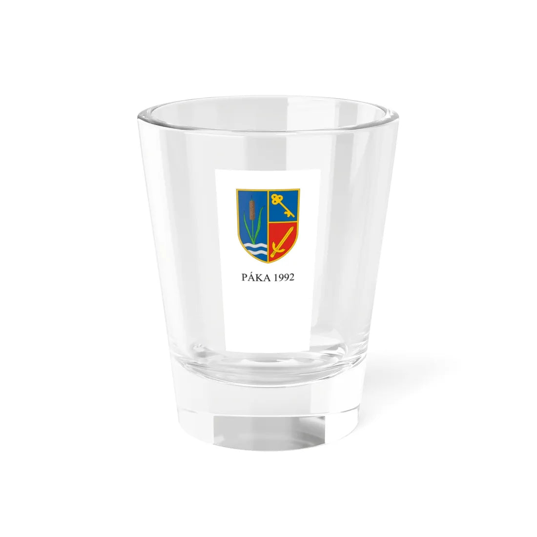 Flag of Paka (Hungary) Shot Glass 1.5oz 1.5oz - Go Mug Yourself