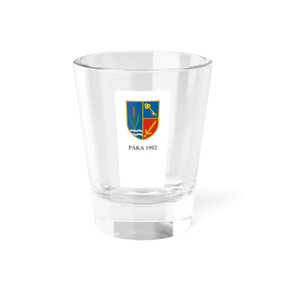 Flag of Paka (Hungary) Shot Glass 1.5oz 1.5oz - Go Mug Yourself