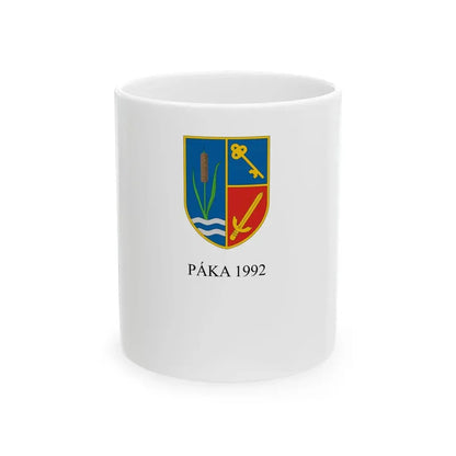 Flag of Paka (Hungary) White Coffee Mug 11oz - Go Mug Yourself