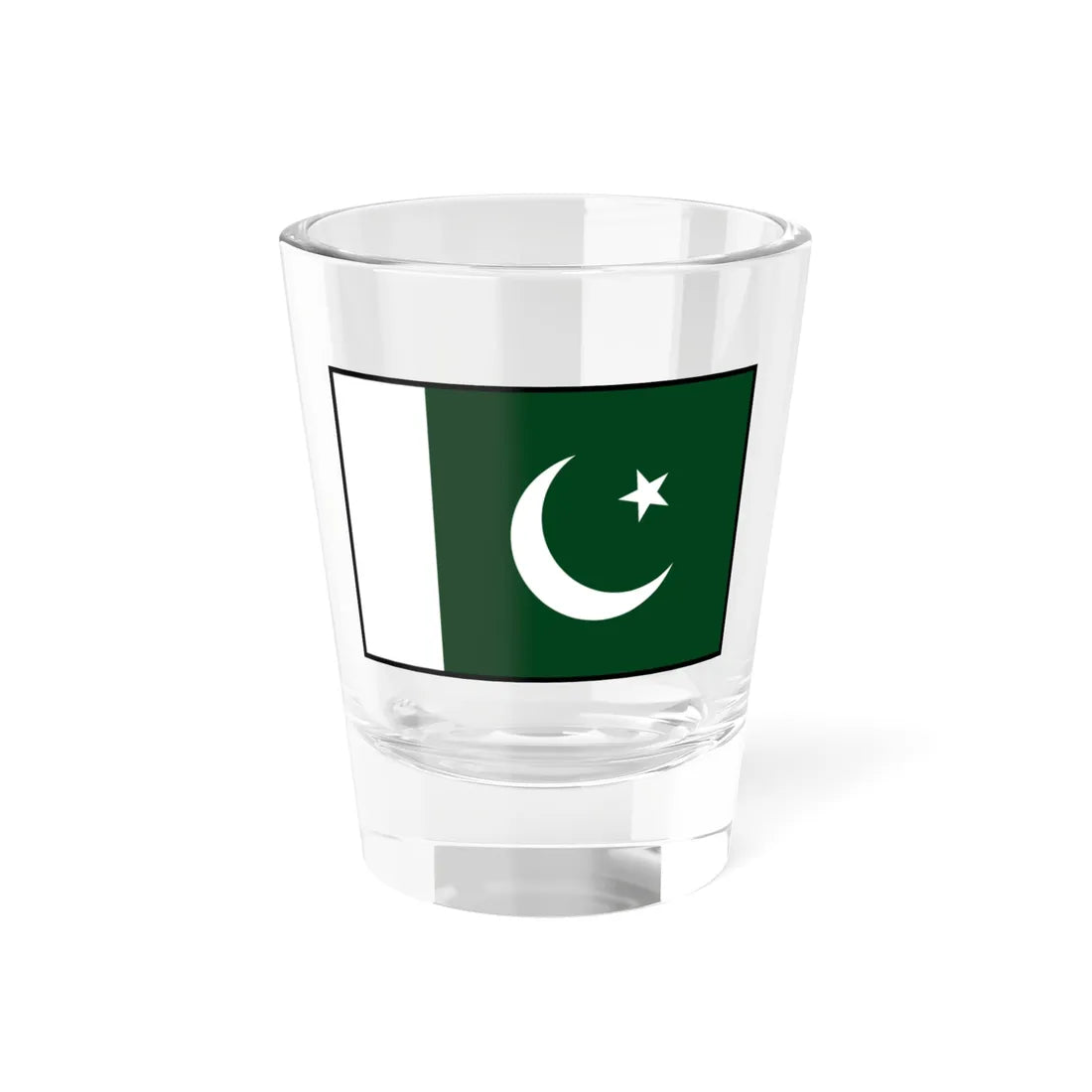 Flag of Pakistan bordered (Pakistan) Shot Glass 1.5oz 1.5oz - Go Mug Yourself