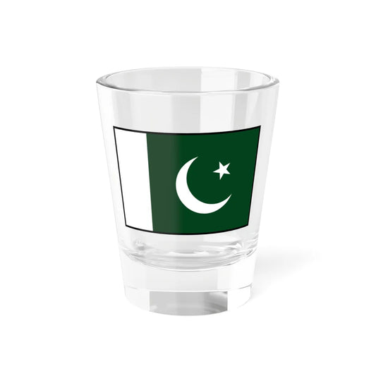 Flag of Pakistan bordered (Pakistan) Shot Glass 1.5oz 1.5oz - Go Mug Yourself