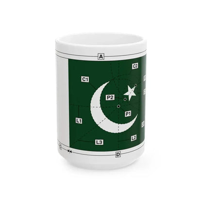 Flag of Pakistan Construction (Pakistan) White Coffee Mug 15oz - Go Mug Yourself