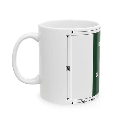 Flag of Pakistan Construction (Pakistan) White Coffee Mug - Go Mug Yourself