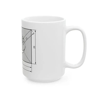 Flag of Pakistan construction sheet (Pakistan) White Coffee Mug - Go Mug Yourself