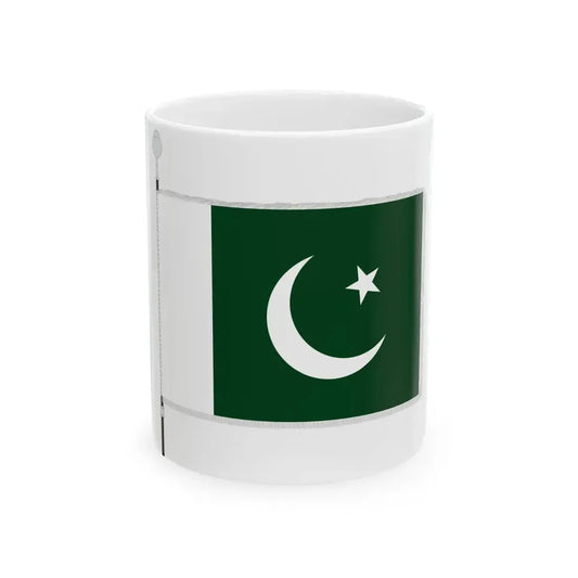 Flag of Pakistan parade (Pakistan) White Coffee Mug 11oz - Go Mug Yourself
