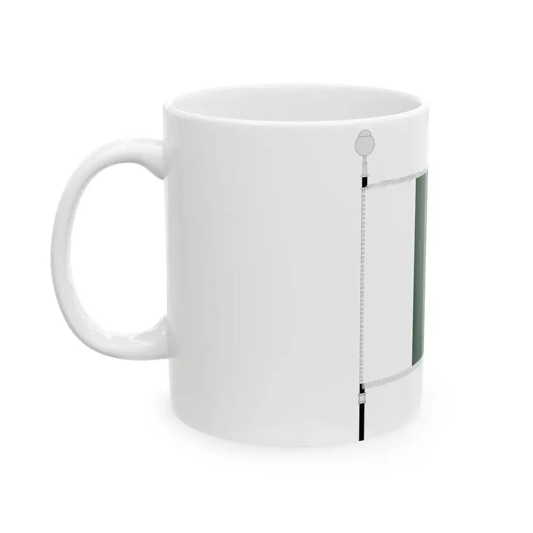 Flag of Pakistan parade (Pakistan) White Coffee Mug - Go Mug Yourself