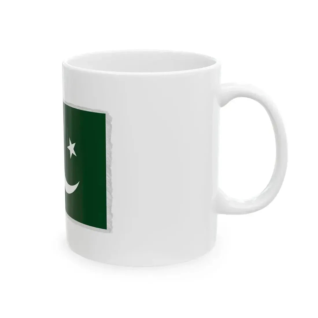 Flag of Pakistan parade (Pakistan) White Coffee Mug - Go Mug Yourself