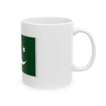 Flag of Pakistan parade (Pakistan) White Coffee Mug - Go Mug Yourself