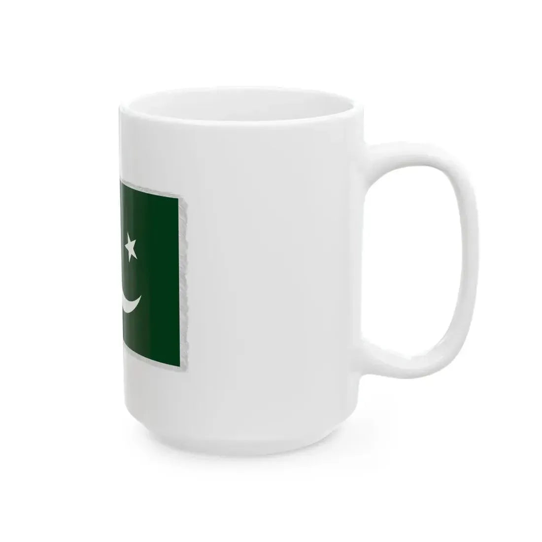 Flag of Pakistan parade (Pakistan) White Coffee Mug - Go Mug Yourself