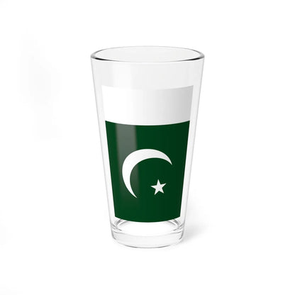Flag of Pakistan vertical (Pakistan) Pint Glass 16oz 16oz - Go Mug Yourself