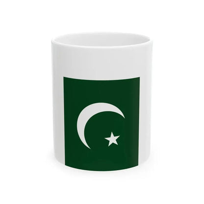 Flag of Pakistan vertical (Pakistan) White Coffee Mug 11oz - Go Mug Yourself
