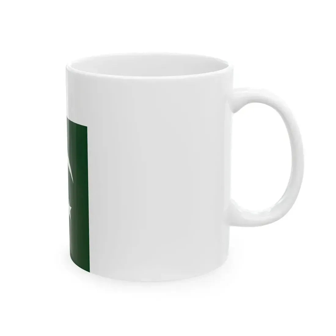 Flag of Pakistan vertical (Pakistan) White Coffee Mug - Go Mug Yourself
