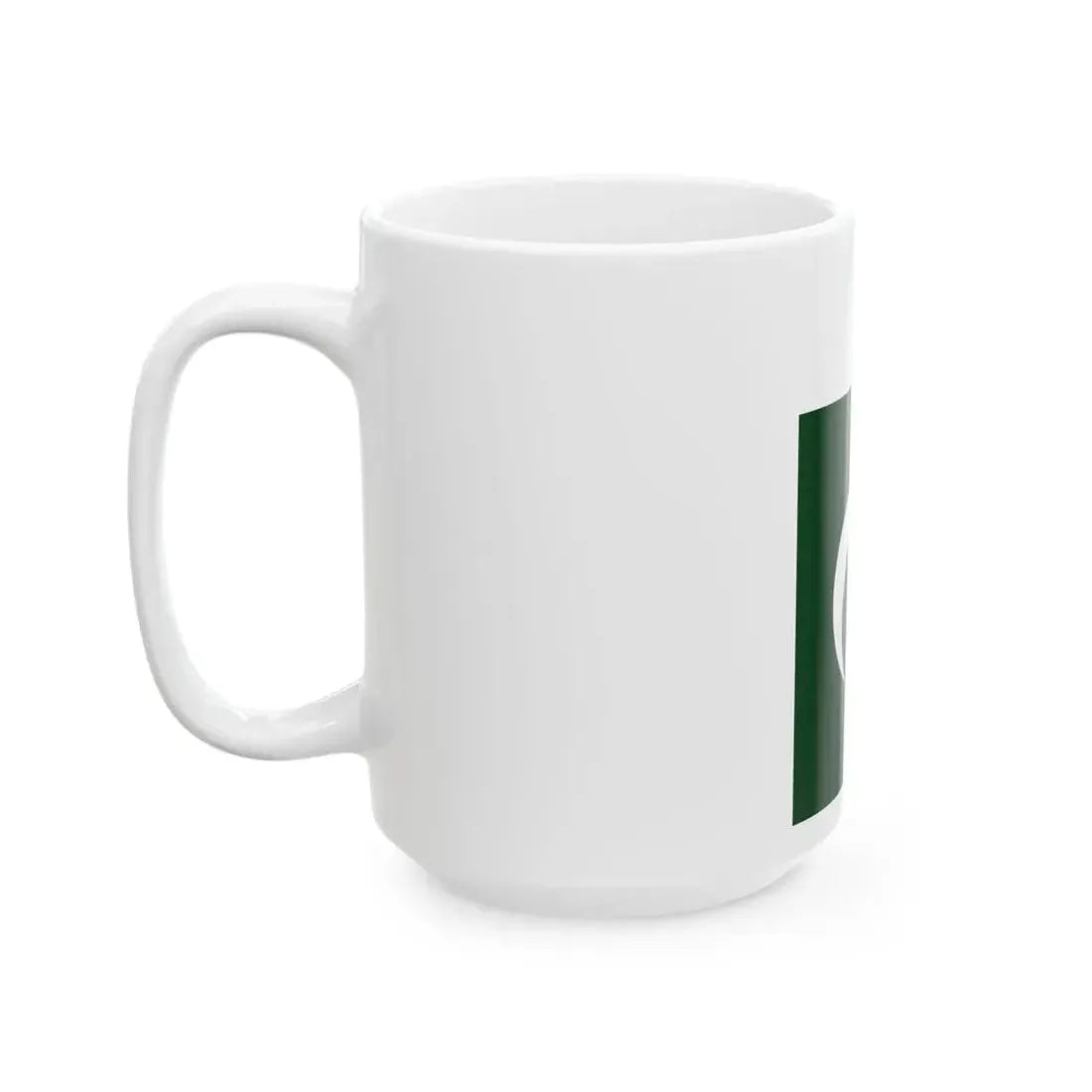 Flag of Pakistan vertical (Pakistan) White Coffee Mug - Go Mug Yourself