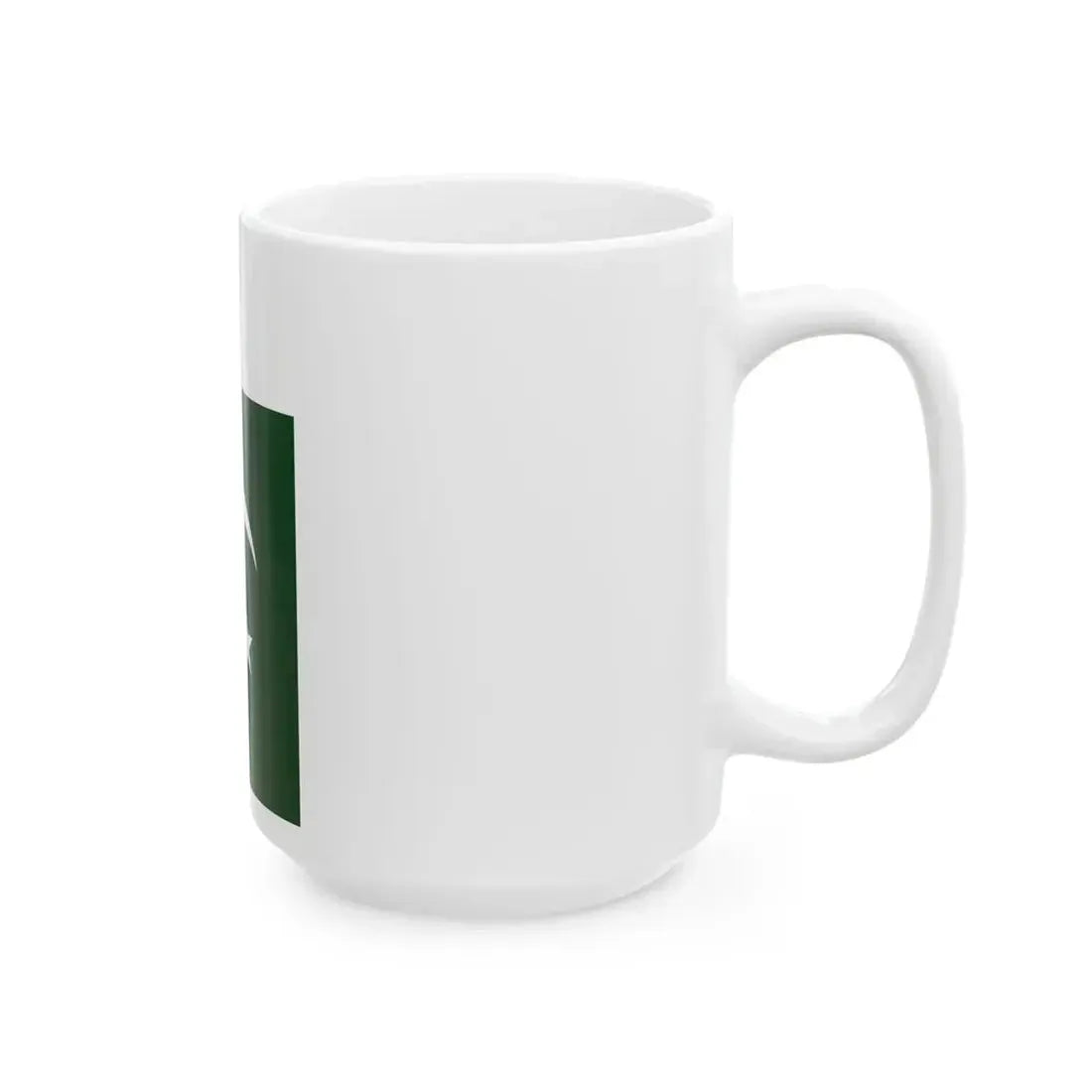 Flag of Pakistan vertical (Pakistan) White Coffee Mug - Go Mug Yourself