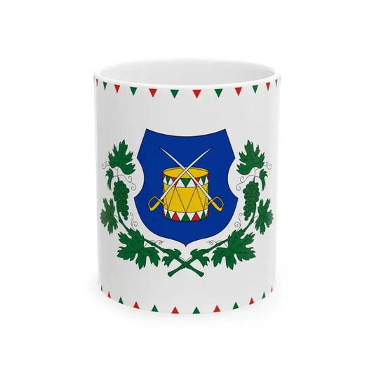 Flag of Pakozd (Hungary) White Coffee Mug 11oz - Go Mug Yourself