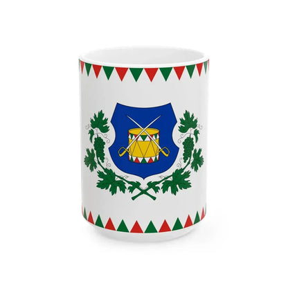 Flag of Pakozd (Hungary) White Coffee Mug 15oz - Go Mug Yourself