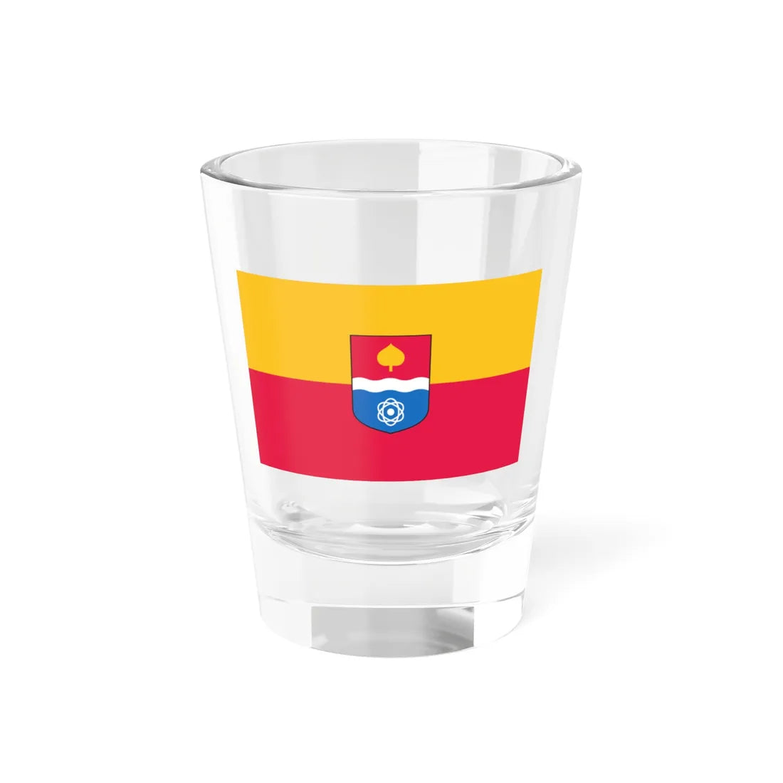 Flag of Paks (Hungary) Shot Glass 1.5oz 1.5oz - Go Mug Yourself