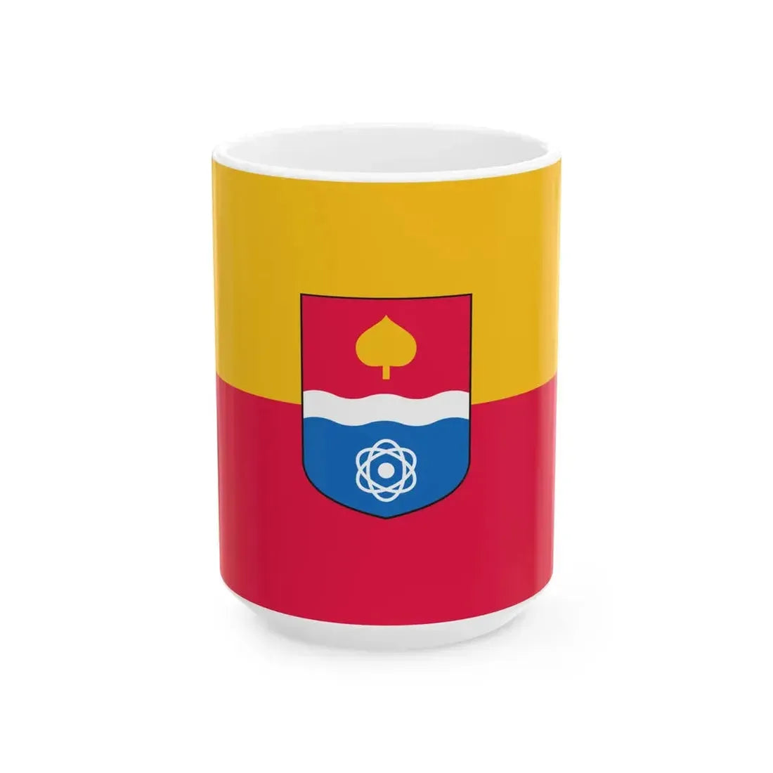 Flag of Paks (Hungary) White Coffee Mug 15oz - Go Mug Yourself