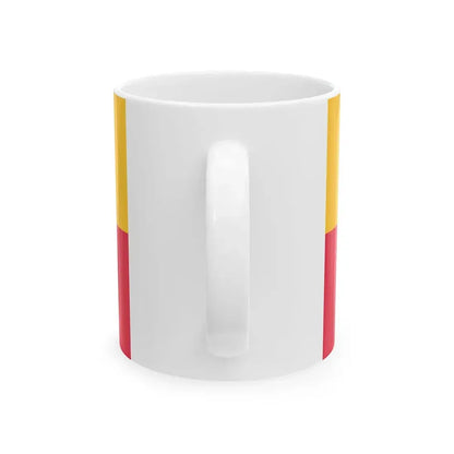 Flag of Paks (Hungary) White Coffee Mug - Go Mug Yourself