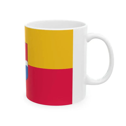 Flag of Paks (Hungary) White Coffee Mug - Go Mug Yourself