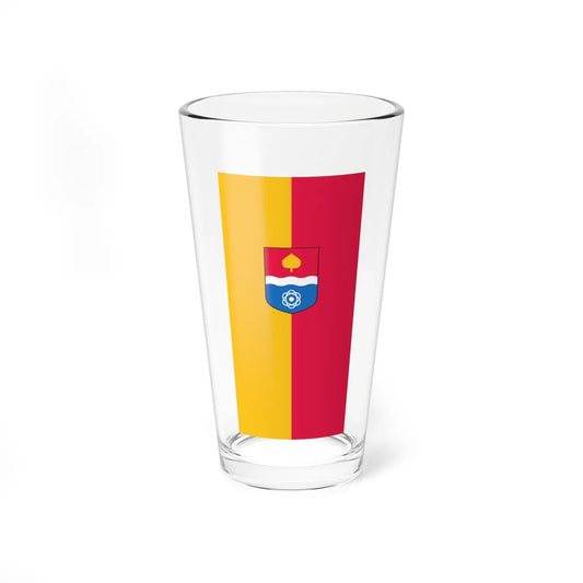Flag of Paks vertical (Hungary) Pint Glass 16oz 16oz - Go Mug Yourself
