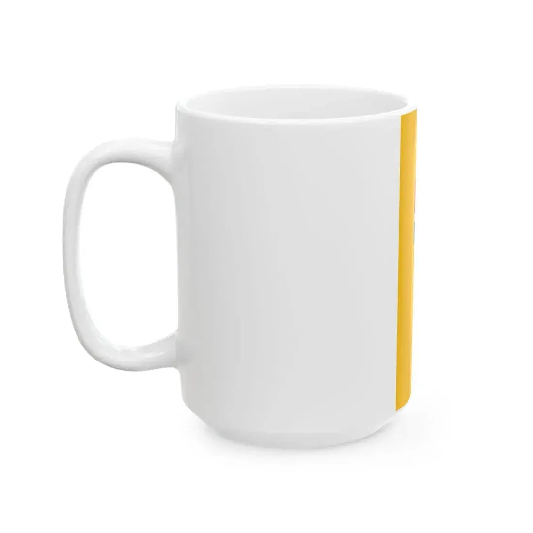 Flag of Paks vertical (Hungary) White Coffee Mug - Go Mug Yourself