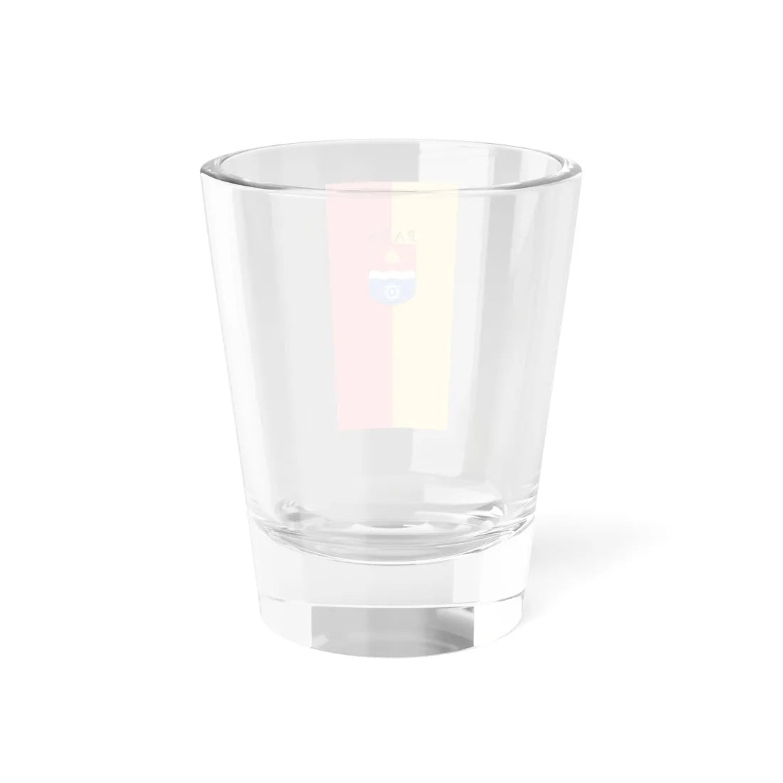 Flag of Paks vertical variant (Hungary) Shot Glass 1.5oz - Go Mug Yourself