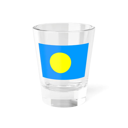 Flag of Palau 3-2 (Palau) Shot Glass 1.5oz 1.5oz - Go Mug Yourself
