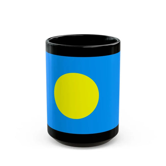 Flag of Palau Palau - Black Coffee Mug 15oz - Go Mug Yourself