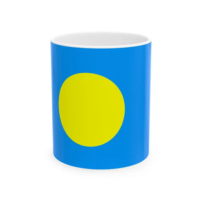 Flag of Palau Palau - White Coffee Mug-11oz-Go Mug Yourself