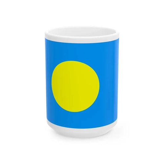 Flag of Palau Palau - White Coffee Mug 15oz - Go Mug Yourself