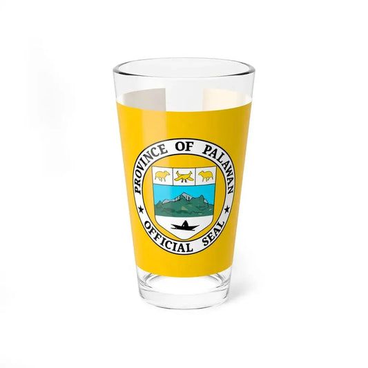 Flag of Palawan Philippines (Philippines) Pint Glass 16oz 16oz - Go Mug Yourself
