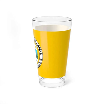 Flag of Palawan Philippines (Philippines) Pint Glass 16oz - Go Mug Yourself