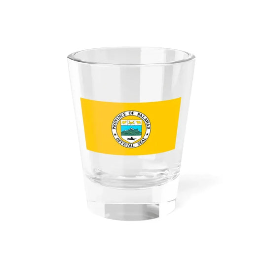 Flag of Palawan Philippines (Philippines) Shot Glass 1.5oz 1.5oz - Go Mug Yourself