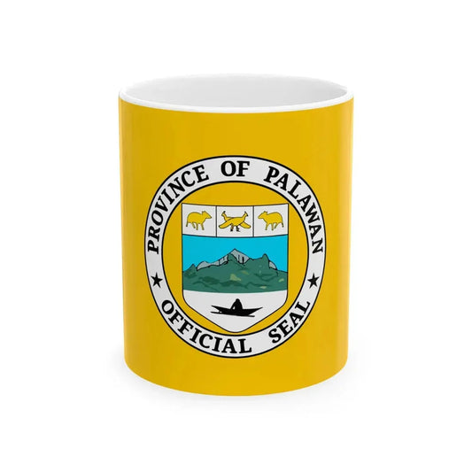 Flag of Palawan Philippines (Philippines) White Coffee Mug 11oz - Go Mug Yourself