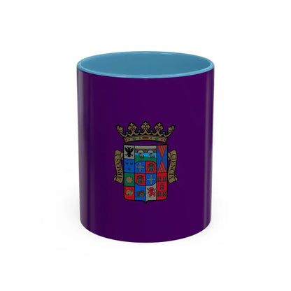 Flag of Palencia Spain - Accent Coffee Mug 11oz Light Blue - Go Mug Yourself