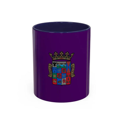 Flag of Palencia Spain - Accent Coffee Mug 11oz Navy - Go Mug Yourself