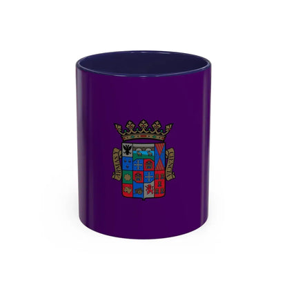 Flag of Palencia Spain - Accent Coffee Mug 11oz Navy - Go Mug Yourself