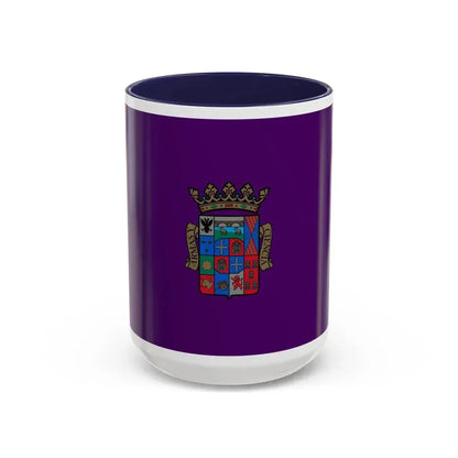 Flag of Palencia Spain - Accent Coffee Mug 15oz Navy - Go Mug Yourself