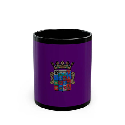 Flag of Palencia Spain - Black Coffee Mug-11oz-Go Mug Yourself