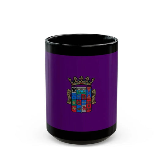Flag of Palencia Spain - Black Coffee Mug 15oz - Go Mug Yourself