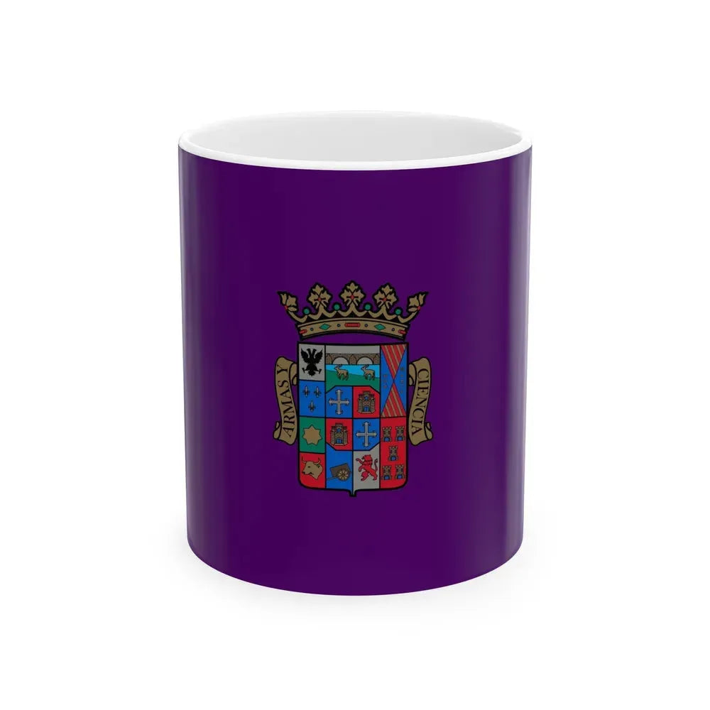 Flag of Palencia Spain - White Coffee Mug 11oz - Go Mug Yourself