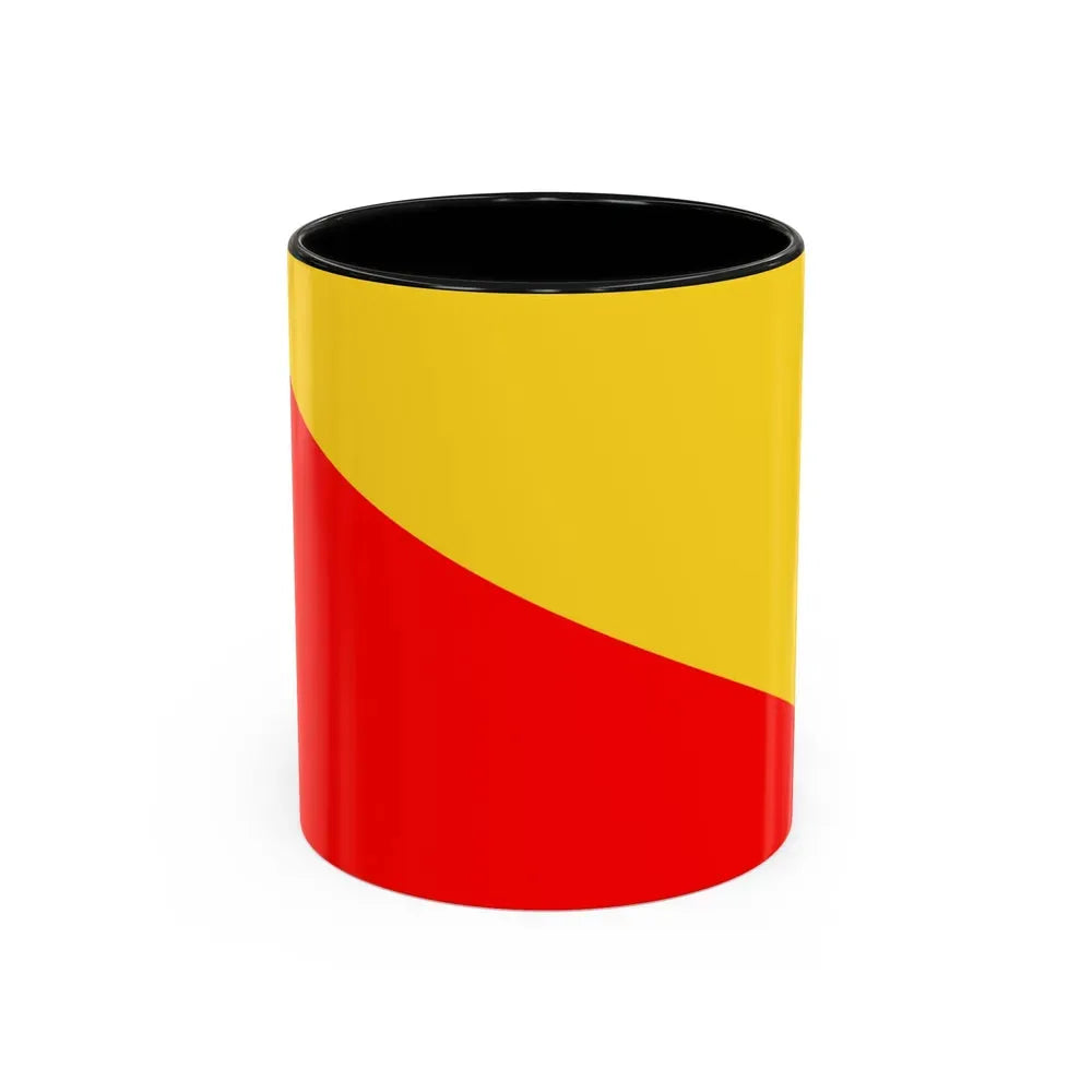 Flag of Palermo Italy - Accent Coffee Mug 11oz Black - Go Mug Yourself