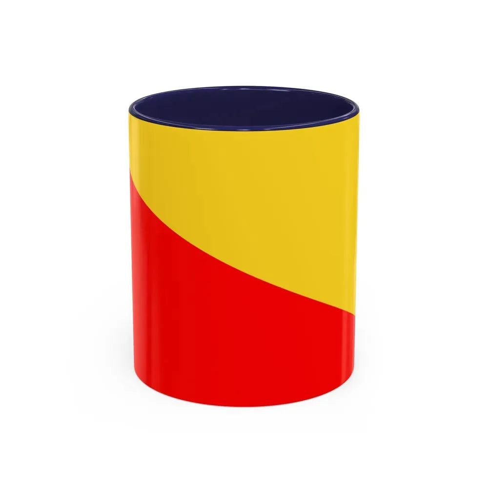 Flag of Palermo Italy - Accent Coffee Mug 11oz Navy - Go Mug Yourself