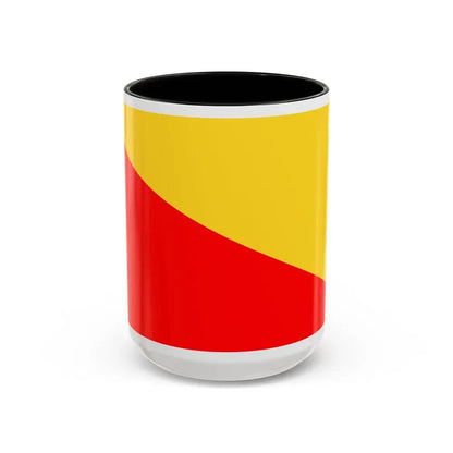 Flag of Palermo Italy - Accent Coffee Mug 15oz Black - Go Mug Yourself